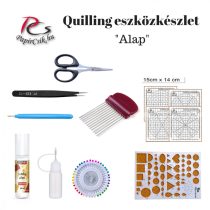 Quilling eszközkészlet, szett (I. - Alap)