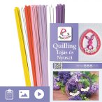   Tojás és Nyuszi - Quilling minta (220db csík 10db mintához és leírás képekkel)