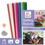   Nyuszik - Quilling minta (200db csík 2db mintához és leírás képekkel)